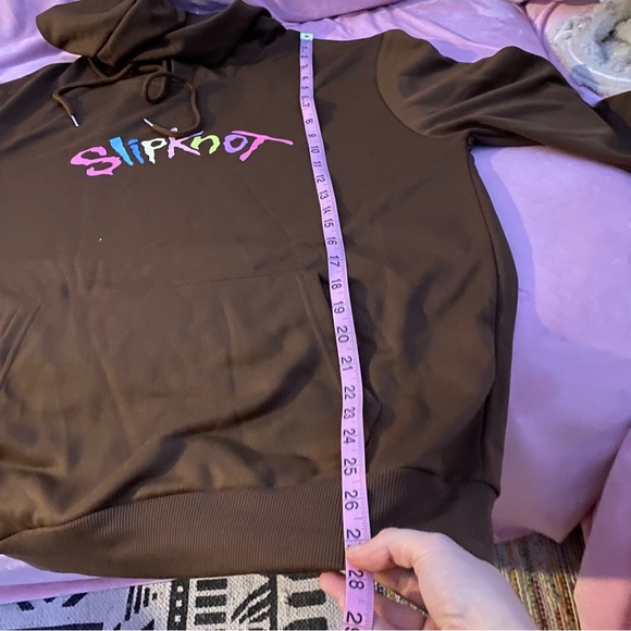 Slipknot Rainbow Cartoon Hoodie Band Members Logo Cute Funny Hooded Sweatshirt - Picture 5 of 6